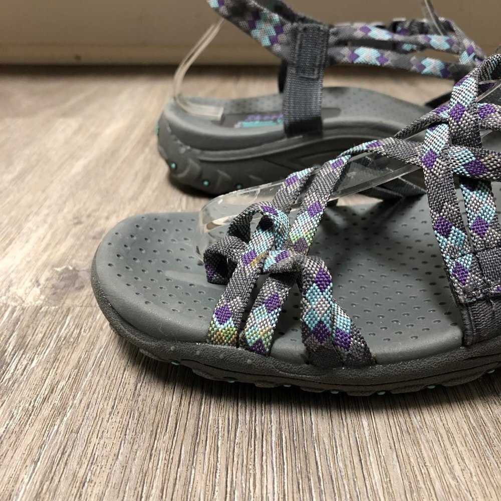Skechers Outdoor Lifestyle Women's Size 8 Crossover Straps Hiking Sandals Shoes - Picture 12 of 12